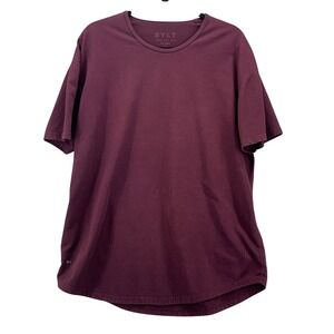 BYLT Drop Cut Shirt Maroon XL